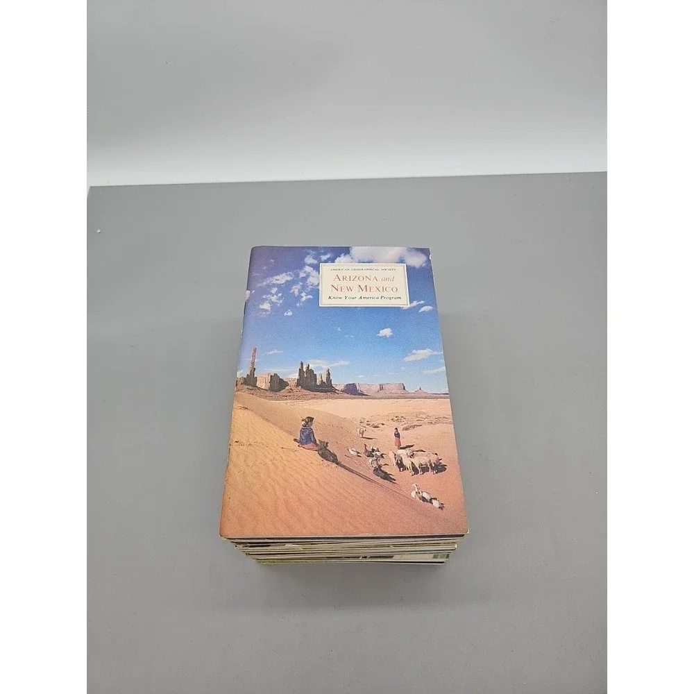 Lot 17 VTG AMERICAN GEOGRAPHICAL SOCIETY Around The World Program Books 1956-62